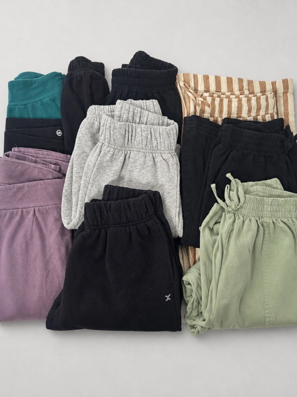 Custom Variety Brands Girl Large 10-12 Casual, Joggers & Leggings Bundle of (9)